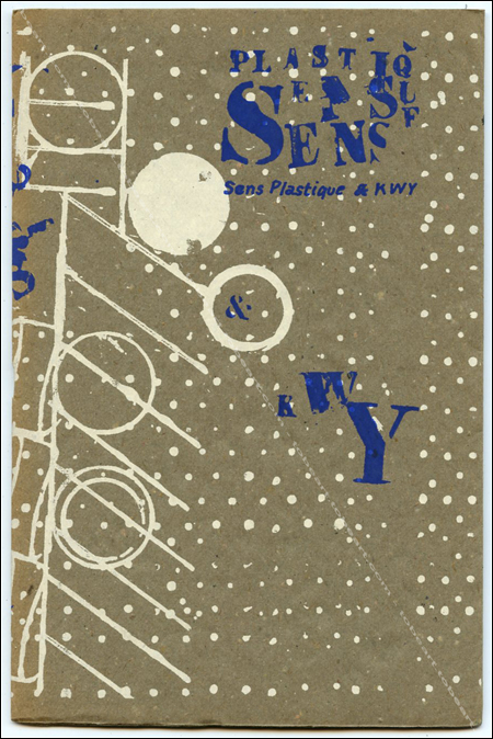 Sens Plastique. Revue mensuelle N°XXVII - KWY. Paris, Librairie-Galerie Le Soleil dans la Tête, mai 1961.