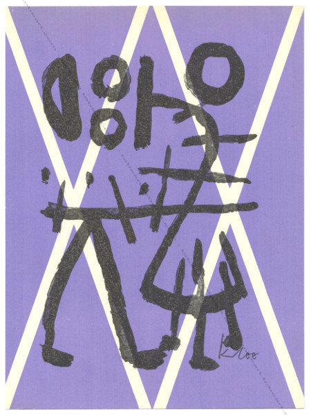 Paul KLEE. Lithographie originale / original lithograph. Paris, Revue XXe Sicle, 1952.