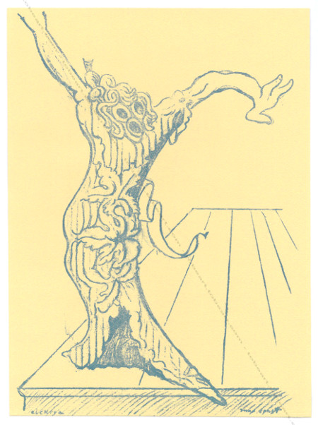 Max ERNST - Elektra. Lithographie / lithograph, 1959.