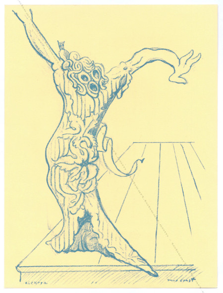 Max ERNST - Elektra. Lithographie / lithograph, 1939.
