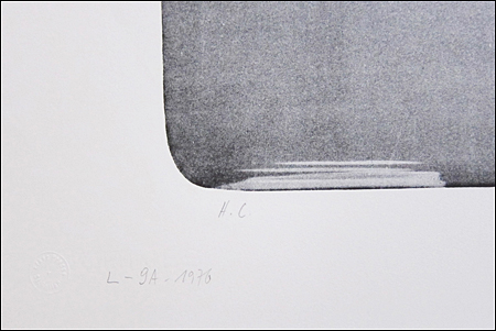 Hans HARTUNG - ESTAMPES : lithographie originale L-9-A 1976 / FINE ART PRINTS : Original lithograph L-9-A 1976.