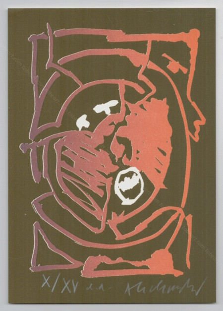 Pierre ALECHINSKY - Tapis et caries I. Lithographie originale / original lithograph, 2006.