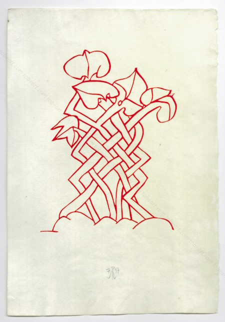 Robert MLLER - Arbre. Zincographie originale, 1996.
