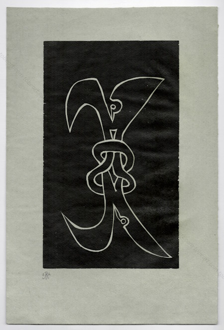 Robert MLLER - Notes et esquisses VIII. Bois grav en noir, 1983-1985.