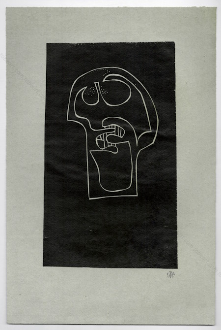 Robert MLLER - Notes et esquisses X. Bois grav en noir, 1983-1985.