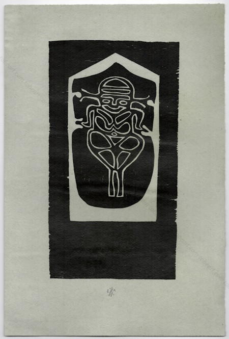 Robert MLLER - Notes et esquisses XI. Bois grav en noir, 1983-1985.