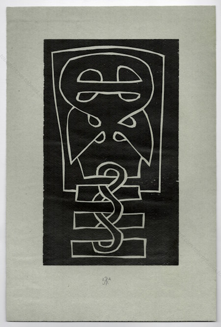 Robert MLLER - Notes et esquisses XII. Bois grav en noir, 1983-1985.