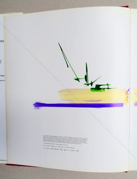 Oeuvre originale de Georges Mathieu - Paris 1969.