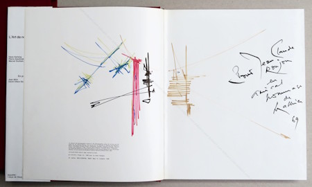 Oeuvre originale de Georges Mathieu - Paris 1969.